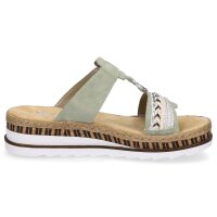 Rieker Damen Pantolette mint gr&uuml;n