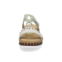 Rieker Damen Pantolette mint gr&uuml;n