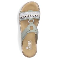 Rieker Damen Pantolette mint gr&uuml;n