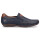 Rieker Herren Leder Slipper blau