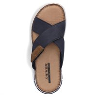 Rieker Herren Pantolette blau