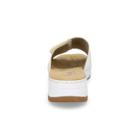 Rieker Damen Klett Pantolette offwhite