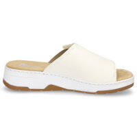 Rieker Damen Klett Pantolette offwhite