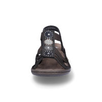 Rieker Damen Sandale grau braun