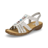 Rieker Damen Sandale silber platin