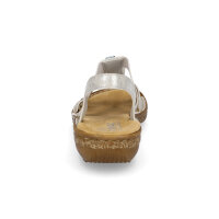 Rieker Damen Sandale silber platin