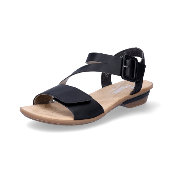 Rieker Damen Sandale schwarz