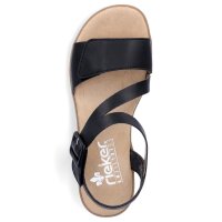 Rieker Damen Sandale schwarz