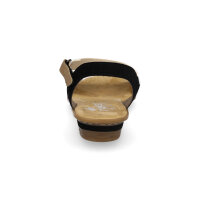 Rieker Damen Sandale sand wei&szlig; schwarz