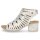 Rieker Damen Sandalette silber metallic