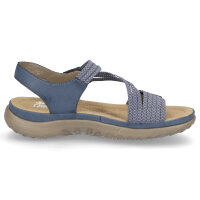 Rieker Damen Trekking Sandale blau