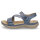 Rieker Damen Trekking Sandale blau