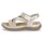 Rieker Damen Trekking Sandale beige metallic