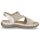 Rieker Damen Trekking Sandale beige metallic