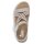 Rieker Damen Trekking Sandale beige metallic