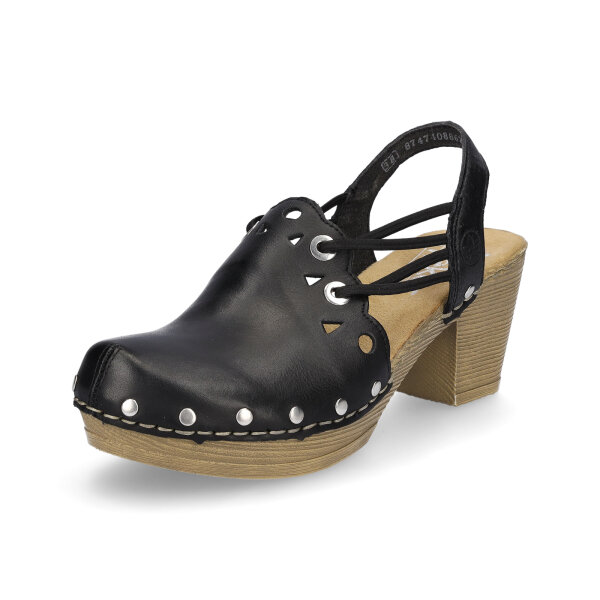 Rieker Damen Sandalette schwarz