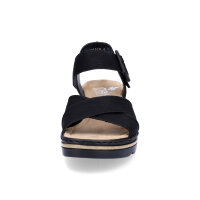 Rieker Damen Sandalette schwarz