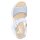 Rieker Damen Keil Sandalette hellblau