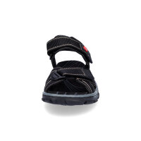 Rieker Damen Trekking Sandale schwarz