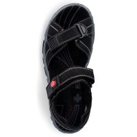 Rieker Damen Trekking Sandale schwarz