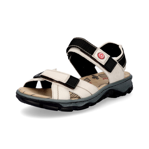Rieker Damen Trekking Sandale creme