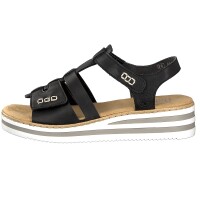 Rieker Damen Sandale schwarz