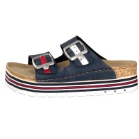 Rieker Damen Pantolette blau
