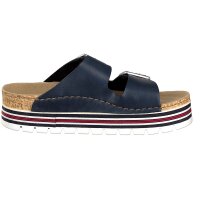 Rieker Damen Pantolette blau