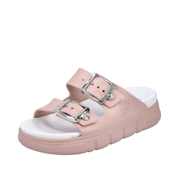 Rieker Damen Pantolette rosa