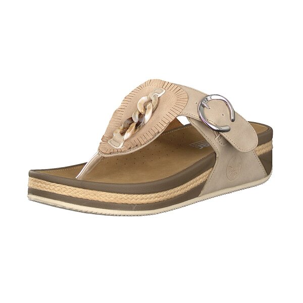 Rieker Damen Pantolette beige