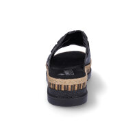 Rieker Damen Pantolette schwarz