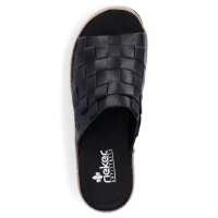 Rieker Damen Pantolette schwarz