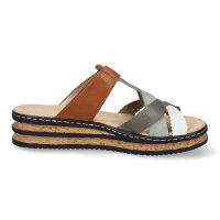 Rieker Damen Pantolette gr&uuml;n