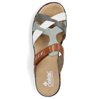 Rieker Damen Pantolette gr&uuml;n
