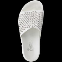 Rieker Damen Pantolette wei&szlig;