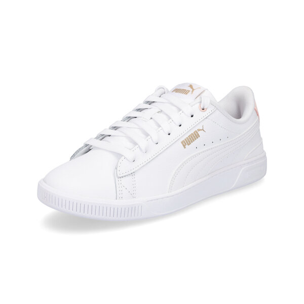 Puma Damen Leder Sneaker Vikky v3 wei&szlig; rosa