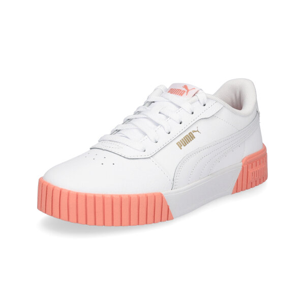 Puma Damen Sneaker Carina 2.0 wei&szlig; coral