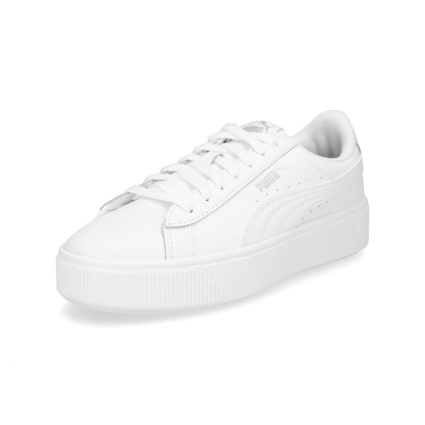 Puma Damen Plateau Sneaker Vikky wei&szlig;