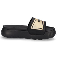 Puma Damen Pantolette Karmen Slide schwarz gold