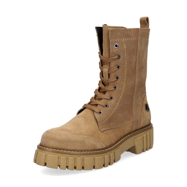 Marco Tozzi by GMK Damen Leder Schn&uuml;rboot braun
