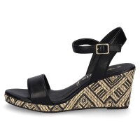 Tamaris Damen Keil Sandalette schwarz