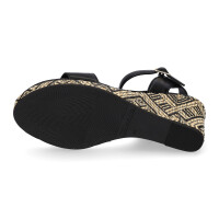 Tamaris Damen Keil Sandalette schwarz