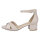 Tamaris Damen Sandalette creme beige