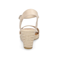 Tamaris Damen Keil Sandalette creme