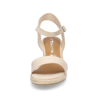 Tamaris Damen Keil Sandalette creme