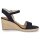 Tamaris Damen Keil Sandalette navy blau