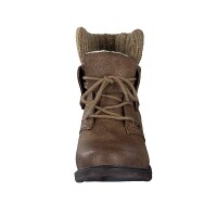 Rieker Damen Schn&uuml;rboot braun