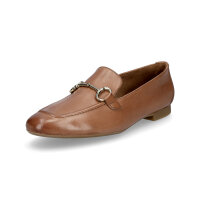 Paul Green Damen Leder Slipper cognac braun