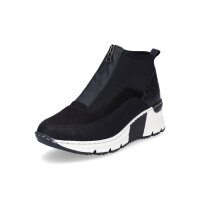 Rieker Damen Slip-on Sneaker schwarz