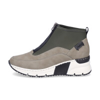 Rieker Damen Slip-on Sneaker grün taupe